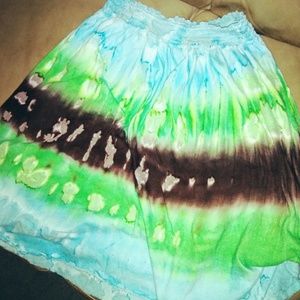 Amy Byer Tie Dye Maxi skirt XL